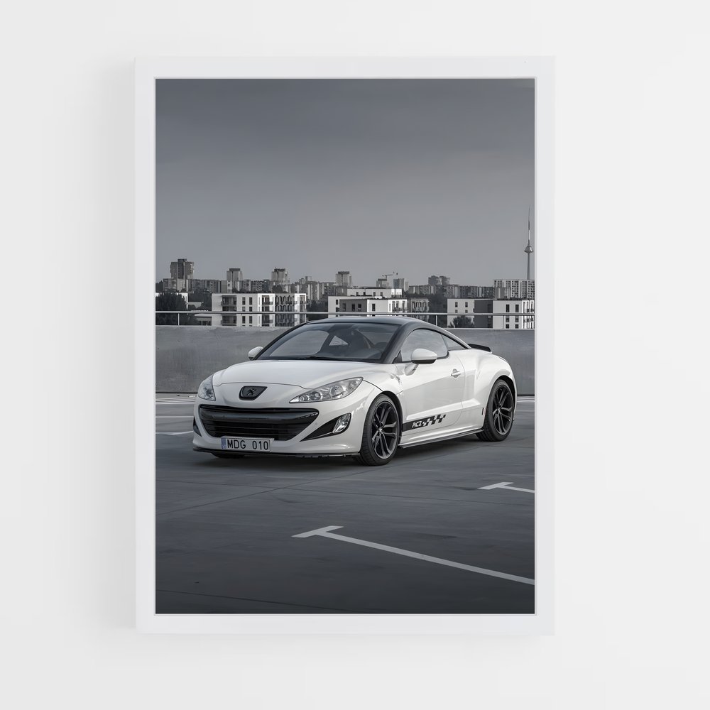 Poster élégant Rcz r – affiche Peugeot (vue 3)